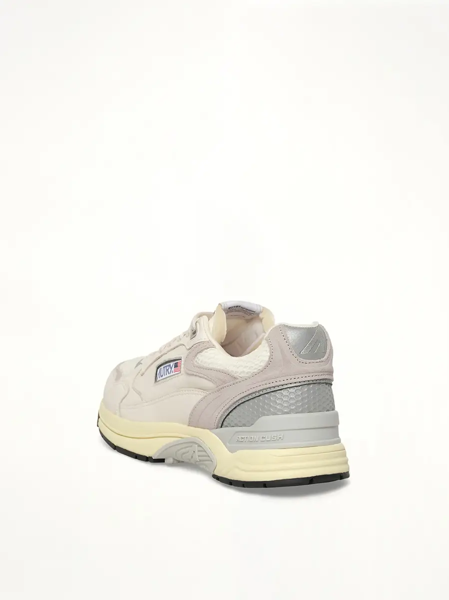 Autry Hyperway Low Sneaker in White/grey | Thumbnail 2 Autry Hyperway Low Sneaker in White/grey | Thumbnail 2