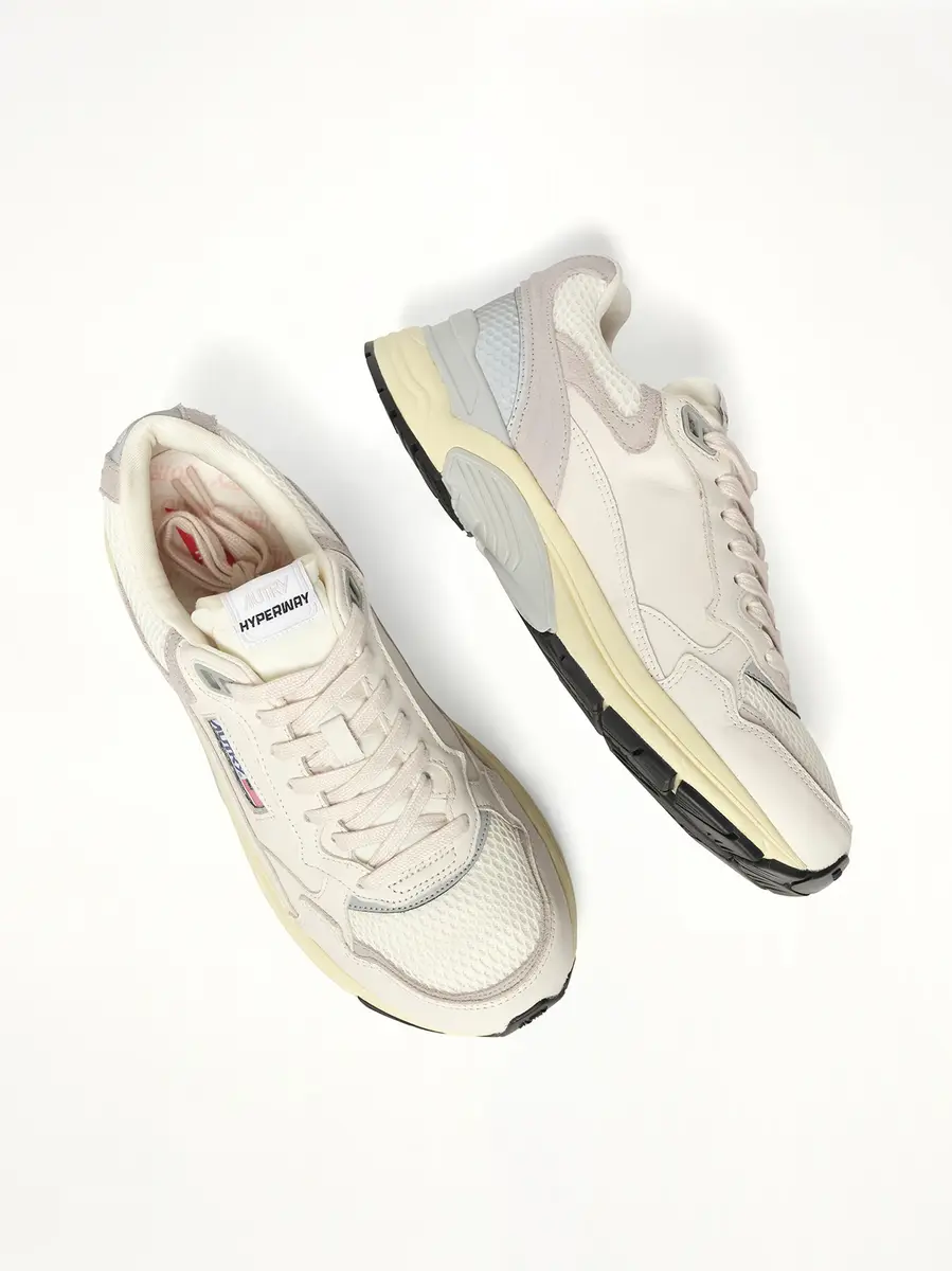 Autry Hyperway Low Sneaker in White/grey | Thumbnail 4 Autry Hyperway Low Sneaker in White/grey | Thumbnail 4