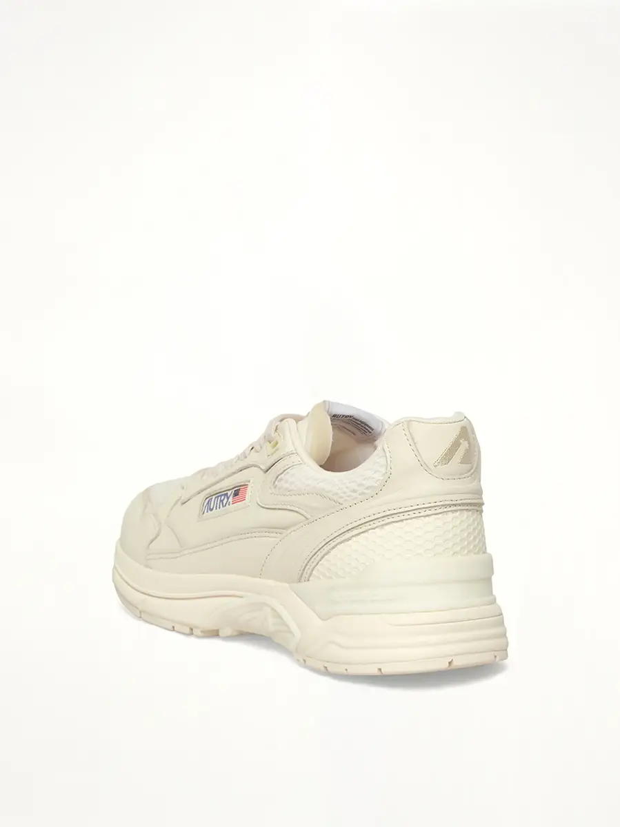 Autry Hyperway Low Sneaker in White/white | Thumbnail 2 Autry Hyperway Low Sneaker in White/white | Thumbnail 2