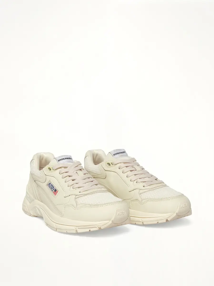 Autry Hyperway Low Sneaker in White/white | Thumbnail 3 Autry Hyperway Low Sneaker in White/white | Thumbnail 3