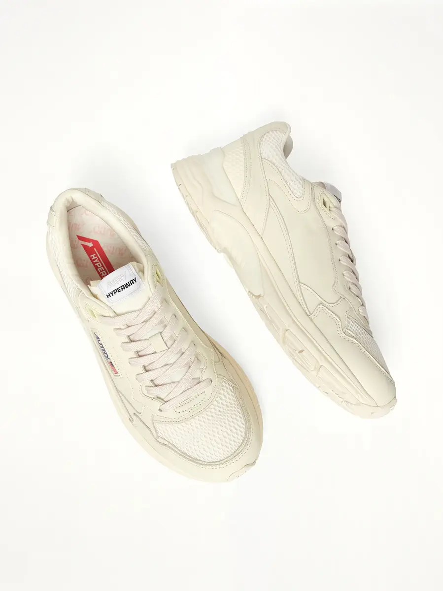 Autry Hyperway Low Sneaker in White/white | Thumbnail 4 Autry Hyperway Low Sneaker in White/white | Thumbnail 4