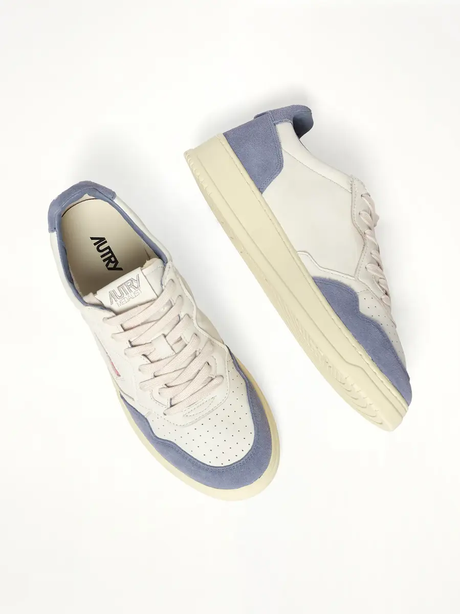 Autry Medalist Low Sneaker in White/claudia | Thumbnail 4 Autry Medalist Low Sneaker in White/claudia | Thumbnail 4