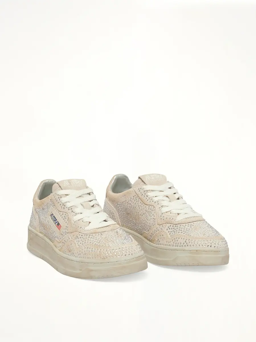 Autry Medalist Low Strass Sneaker | Thumbnail 3 Autry Medalist Low Strass Sneaker | Thumbnail 3