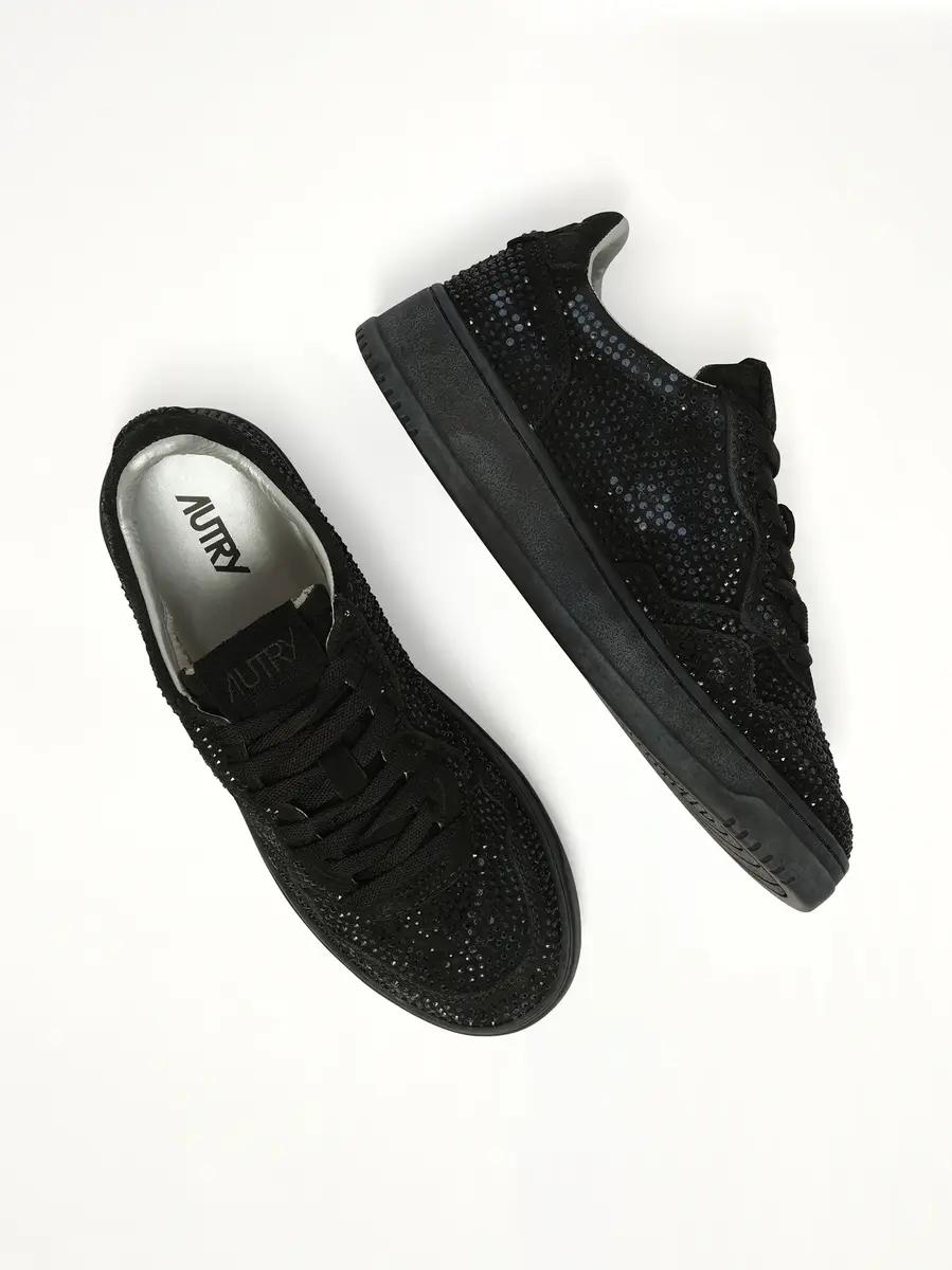 Autry Medalist Low Strass Sneaker | Thumbnail 4 Autry Medalist Low Strass Sneaker | Thumbnail 4