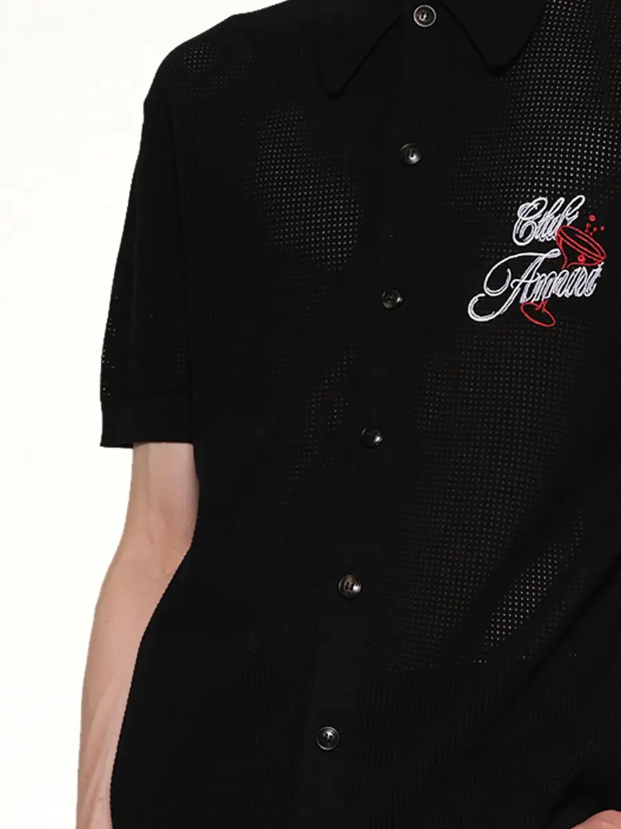 AMIRI Club Amiri Crochet Shirt | Thumbnail 2 AMIRI Club Amiri Crochet Shirt | Thumbnail 2