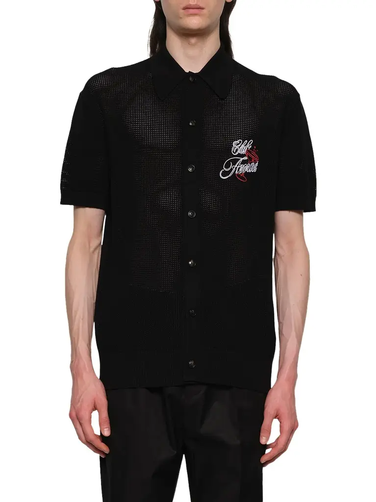 AMIRI Club Amiri Crochet Shirt
