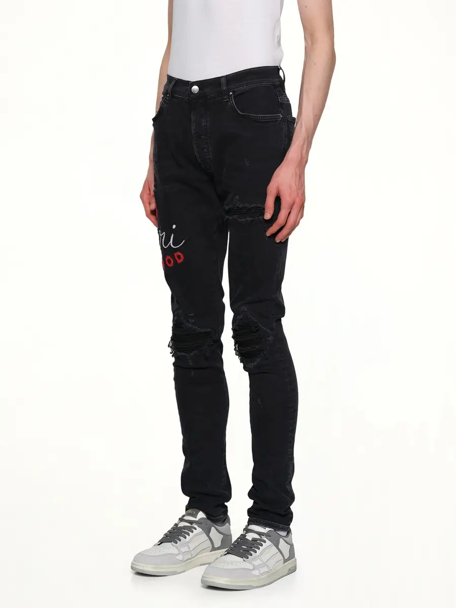 AMIRI Club Amiri Mx1 Jean in Dust Black | Thumbnail 2 AMIRI Club Amiri Mx1 Jean in Dust Black | Thumbnail 2