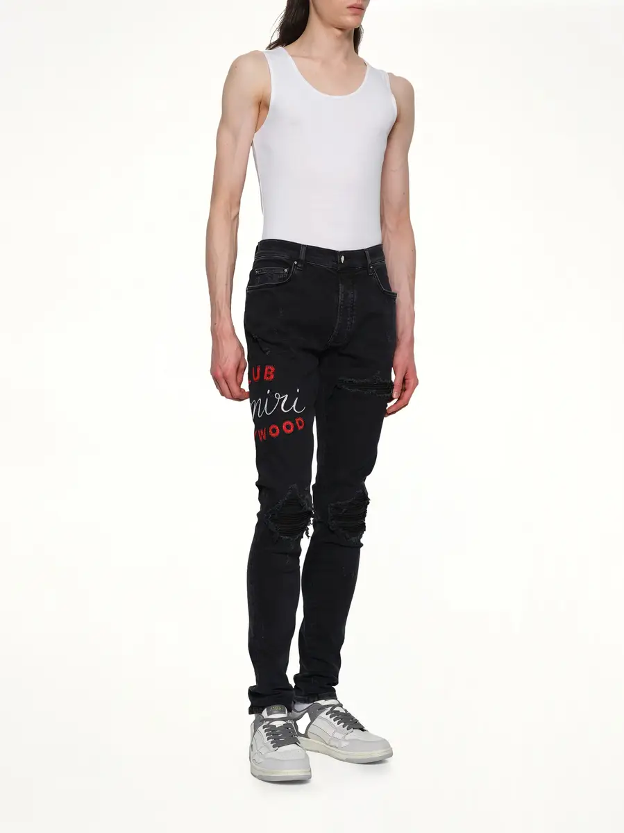 AMIRI Club Amiri Mx1 Jean in Dust Black | Thumbnail 4 AMIRI Club Amiri Mx1 Jean in Dust Black | Thumbnail 4