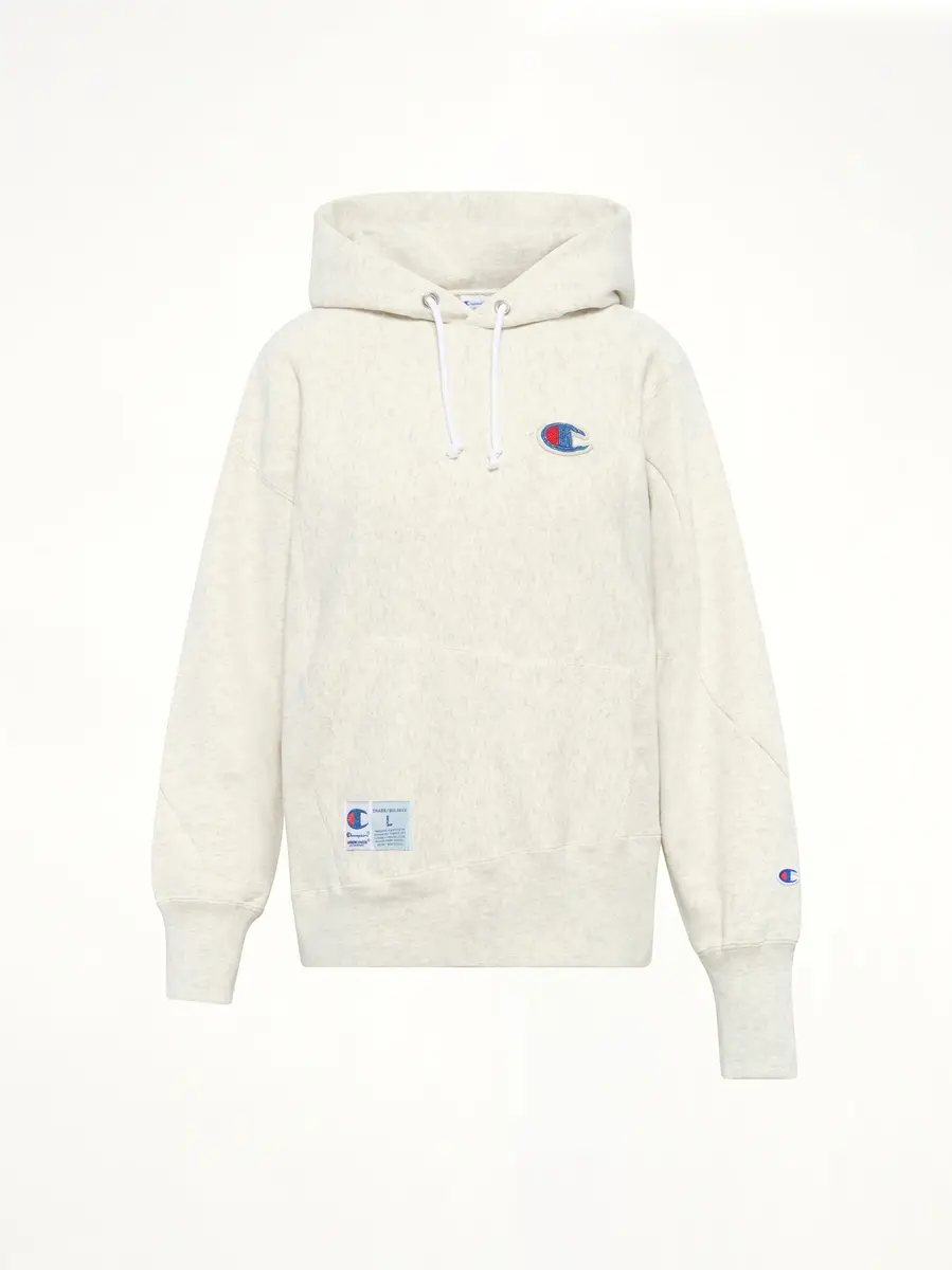 Undercover Undercover X Champion Hoodie in Oatmeal | Thumbnail 3