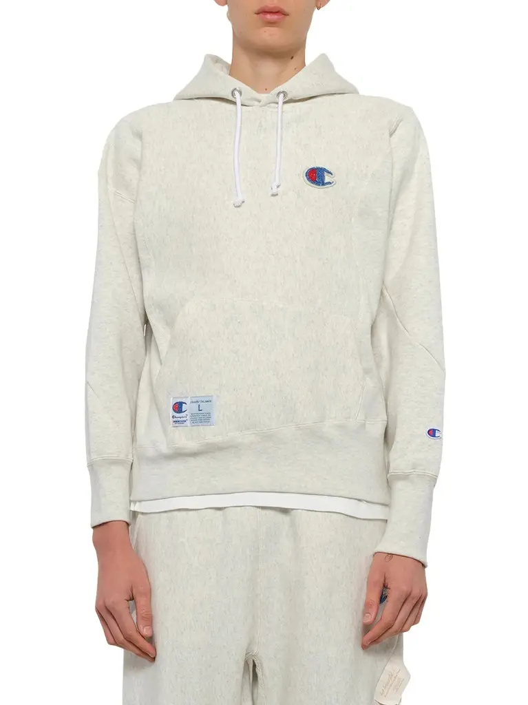 Undercover Undercover X Champion Hoodie in Oatmeal