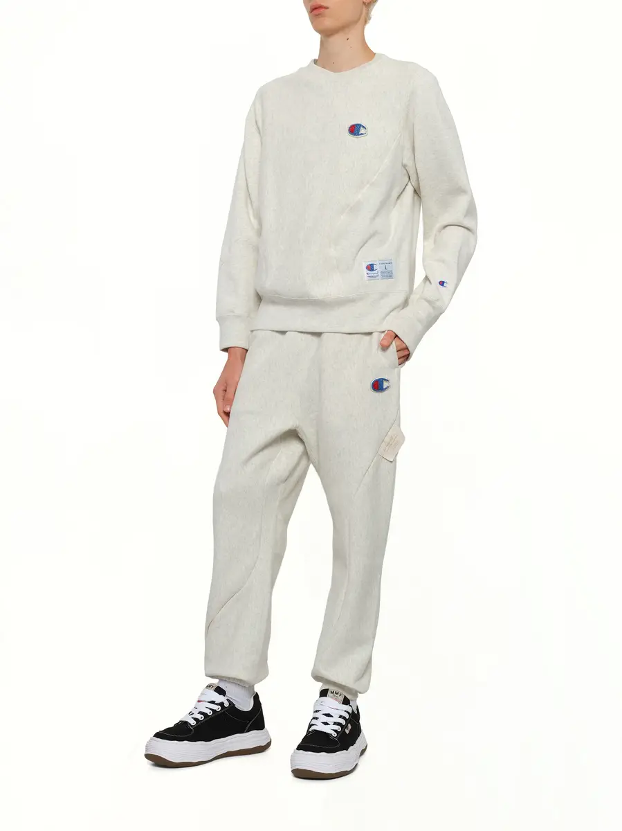 Undercover Undercover X Champion Sweatpants in Oatmeal | Thumbnail 4