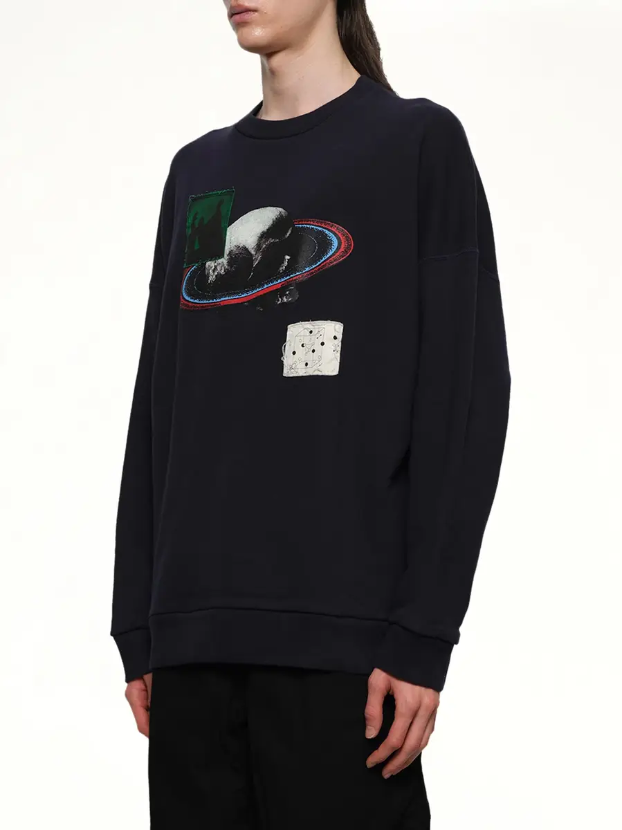 Undercover Graphic Patches Sweatshirt | Thumbnail 2 Undercover Graphic Patches Sweatshirt | Thumbnail 2
