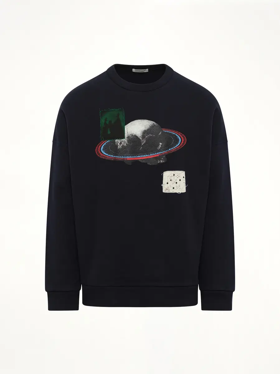 Undercover Graphic Patches Sweatshirt | Thumbnail 3 Undercover Graphic Patches Sweatshirt | Thumbnail 3