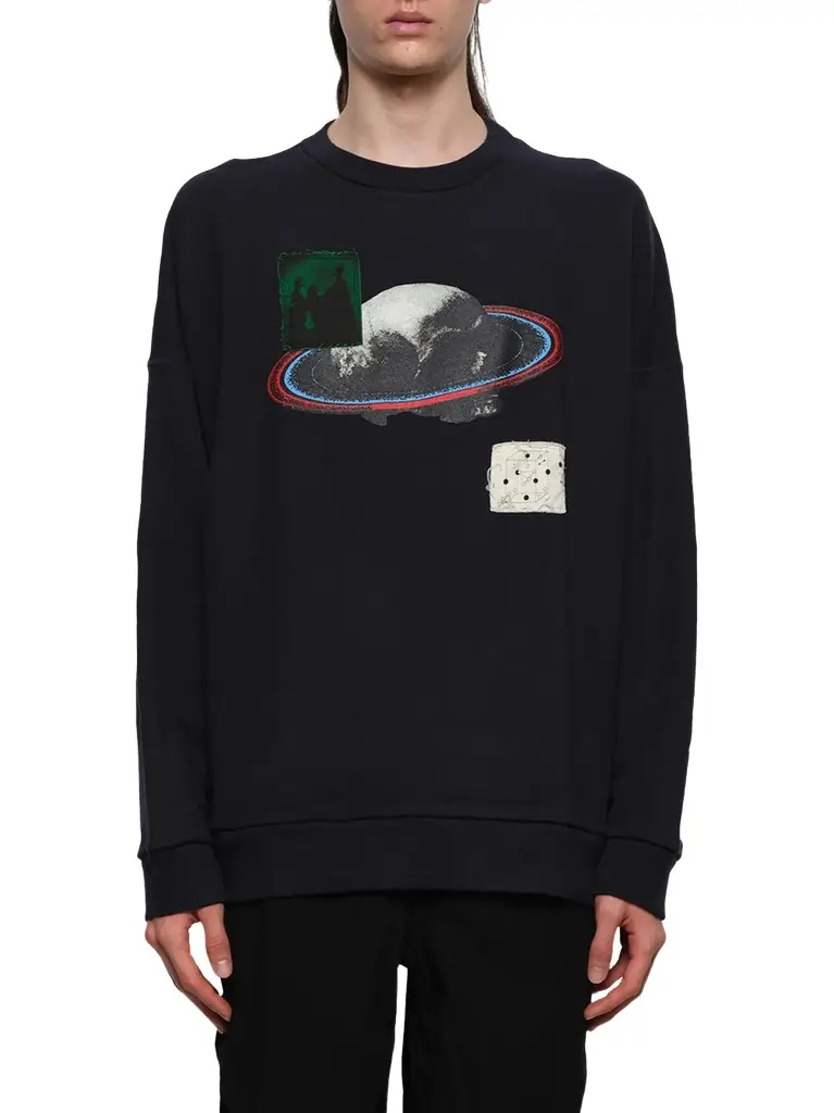 Undercover Graphic Patches Sweatshirt | Image 1 Undercover Graphic Patches Sweatshirt | Image 1
