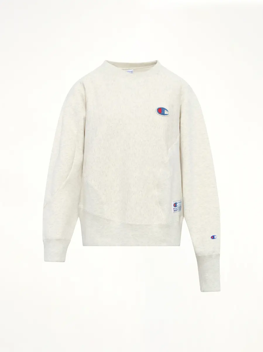 Undercover Undercover X Champion Sweatshirt in Oatmeal | Thumbnail 3 Undercover Undercover X Champion Sweatshirt in Oatmeal | Thumbnail 3
