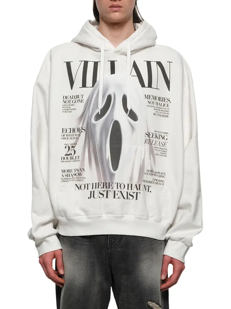 DOUBLET Villain Cover Print Hoodie