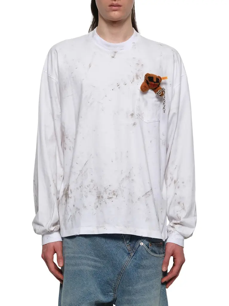Long Sleeve T-shirt With Villain Bear Long Sleeve T-shirt With Villain Bear
