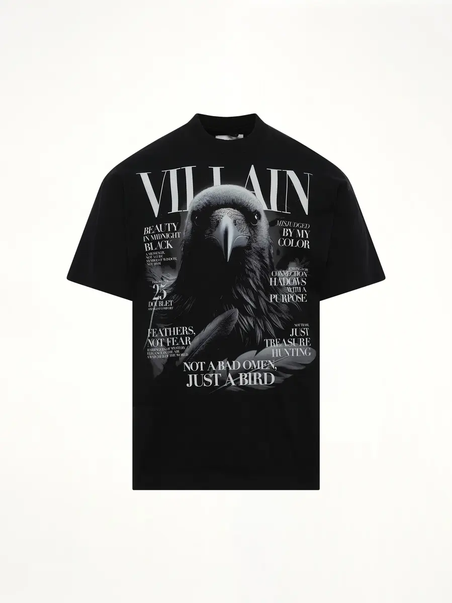 DOUBLET Villain Cover Print T-shirt | Thumbnail 3