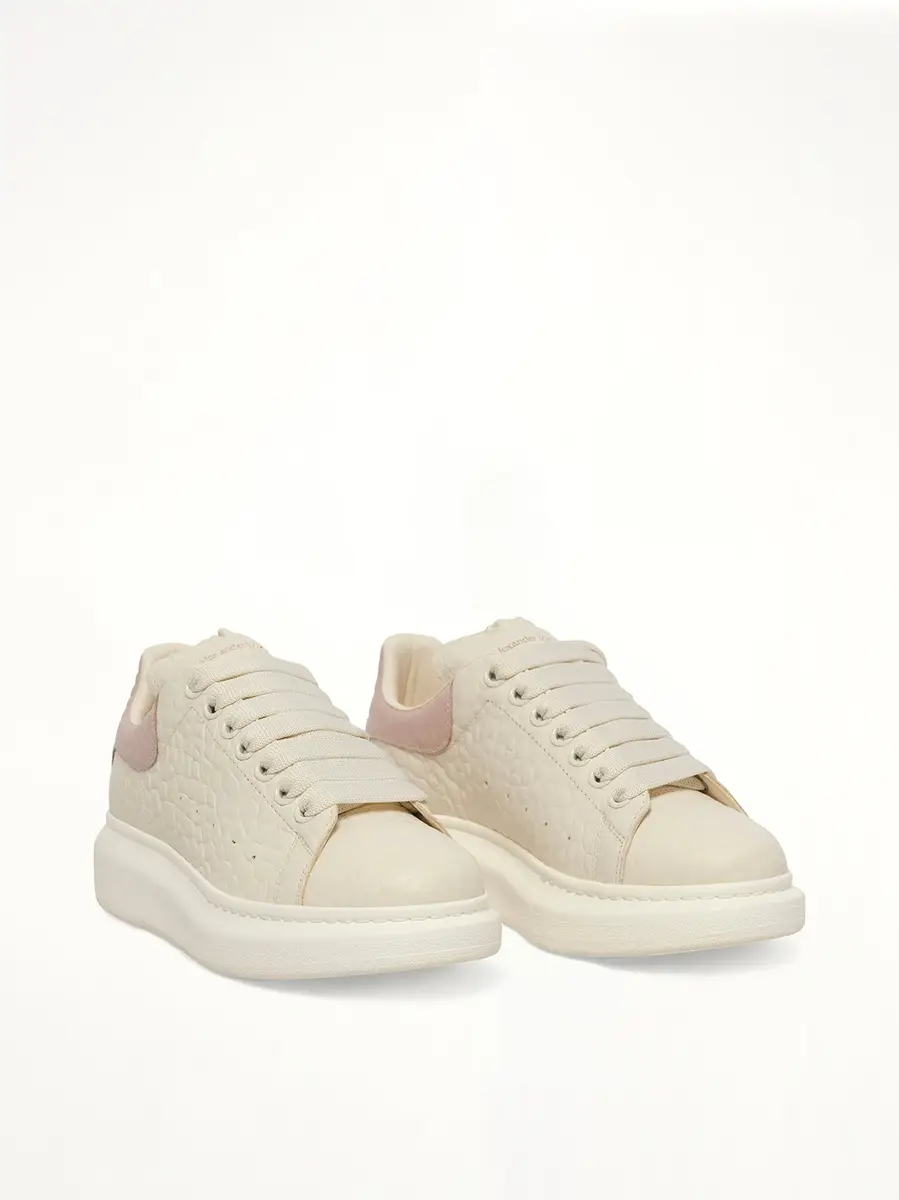 Alexander McQueen Dumbo Leather Larry Sneaker in Off White/patcho | Thumbnail 3 Alexander McQueen Dumbo Leather Larry Sneaker in Off White/patcho | Thumbnail 3