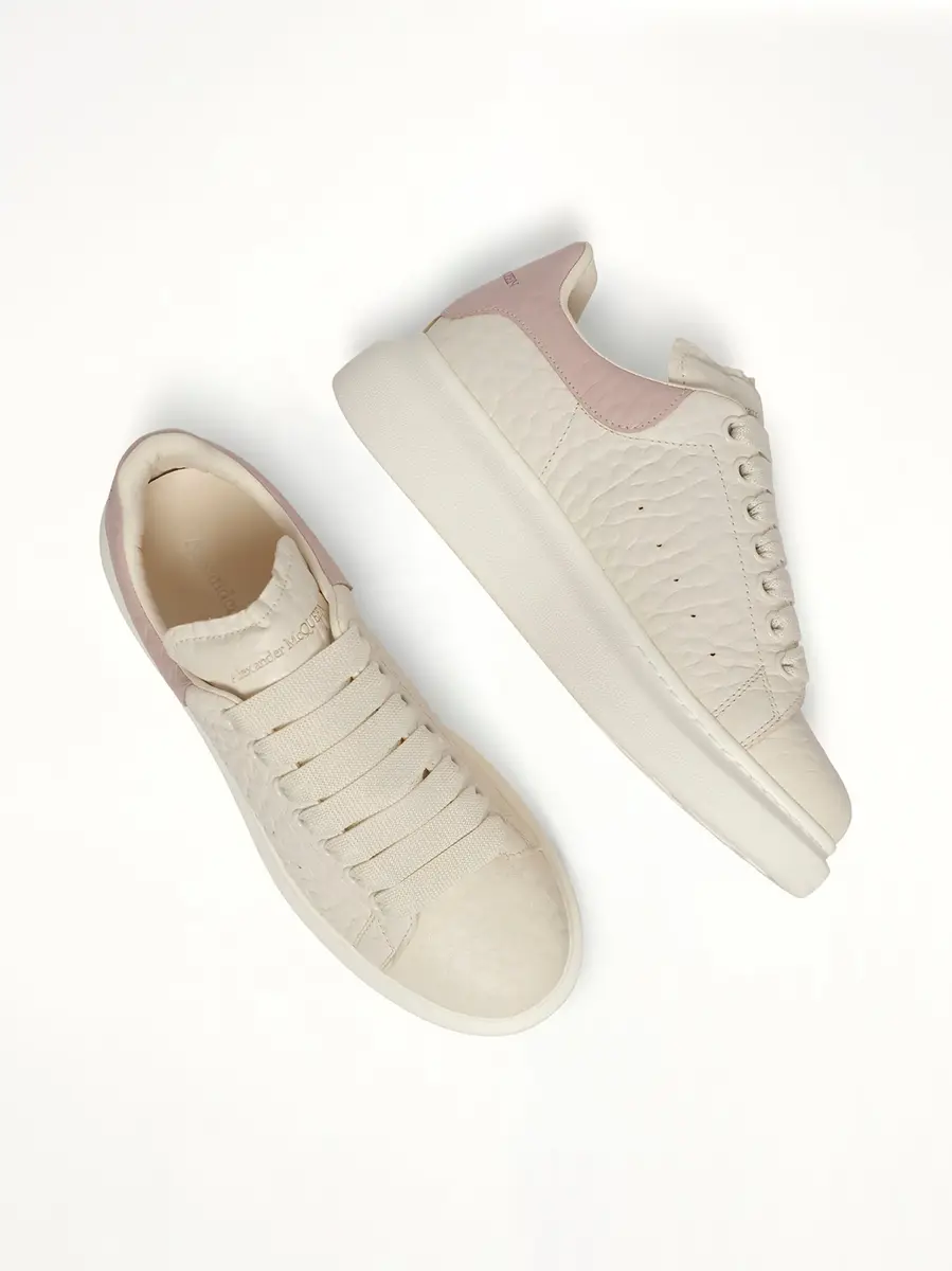 Alexander McQueen Dumbo Leather Larry Sneaker in Off White/patcho | Thumbnail 4 Alexander McQueen Dumbo Leather Larry Sneaker in Off White/patcho | Thumbnail 4