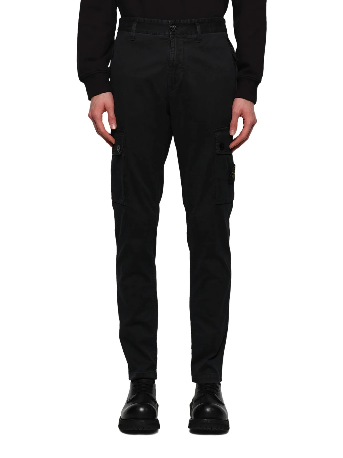 3100034 Stretch Organic Broken Twill Cotton 'Old' Effect Cargo Pants 3100034 Stretch Organic Broken Twill Cotton 'Old' Effect Cargo Pants