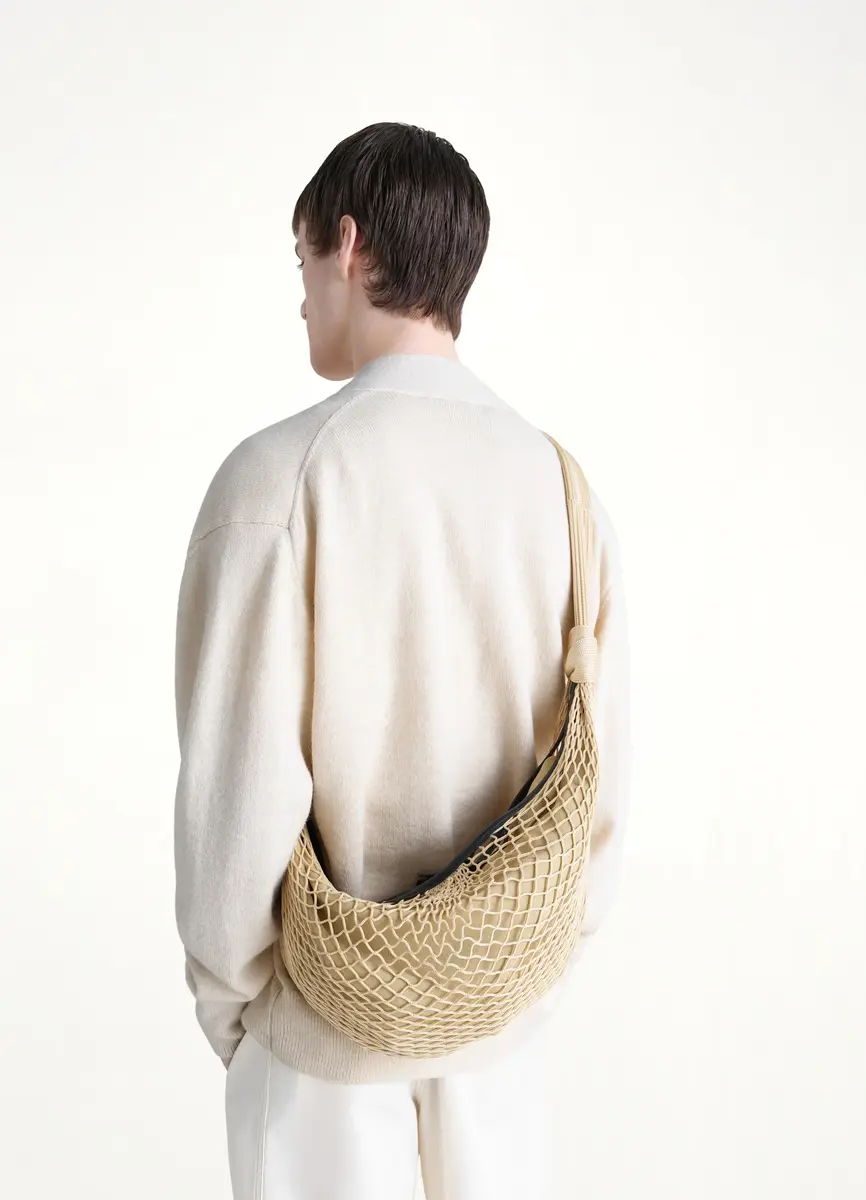 Lemaire Croissant Filt Bag in Light Beige | Thumbnail 4 Lemaire Croissant Filt Bag in Light Beige | Thumbnail 4