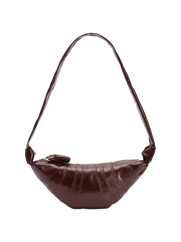 Croissant Small Coated Cotton Bag in Chocolate Fondant Croissant Small Coated Cotton Bag in Chocolate Fondant