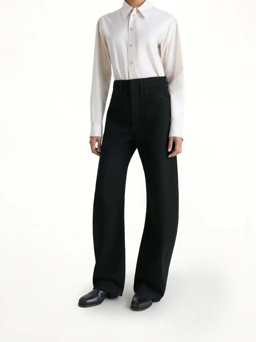 Lemaire High Waisted Curved Pants | Thumbnail 4 Lemaire High Waisted Curved Pants | Thumbnail 4