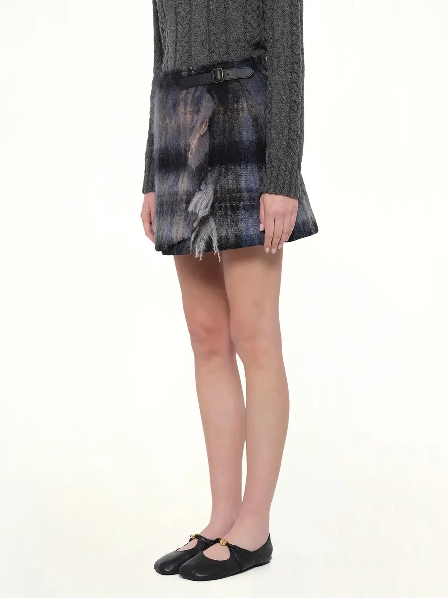 Loewe Mohair Skirt in Blue/multicolour | Thumbnail 2 Loewe Mohair Skirt in Blue/multicolour | Thumbnail 2