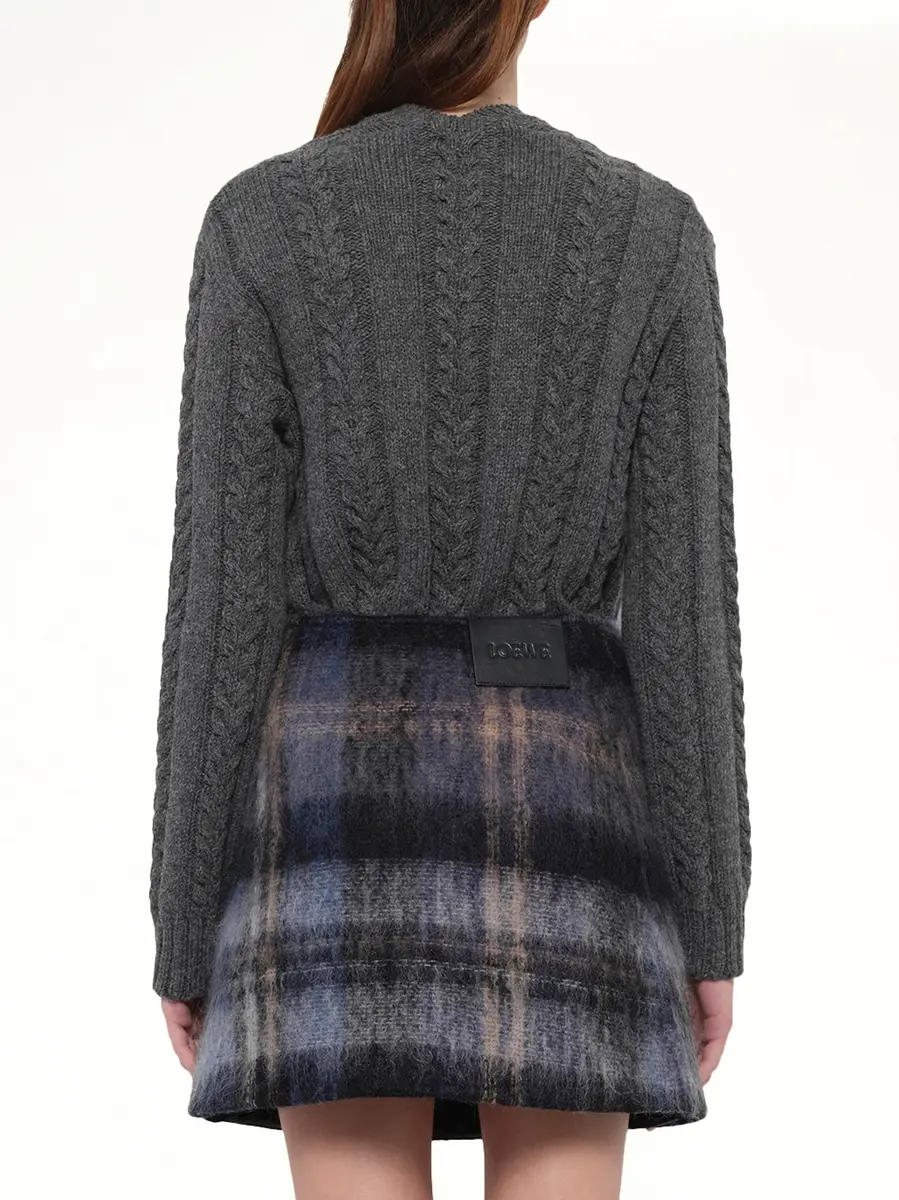Loewe Mohair Skirt in Blue/multicolour | Thumbnail 5 Loewe Mohair Skirt in Blue/multicolour | Thumbnail 5