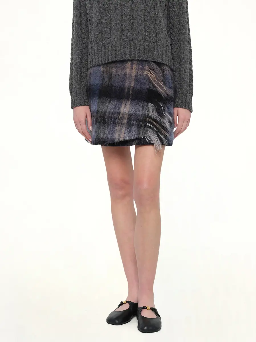 Loewe Mohair Skirt in Blue/multicolour | Thumbnail 6 Loewe Mohair Skirt in Blue/multicolour | Thumbnail 6