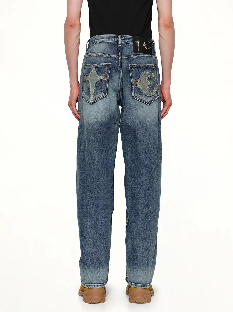 THUG CLUB TC Bone Leather Denim Pants | Thumbnail 5 THUG CLUB TC Bone Leather Denim Pants | Thumbnail 5