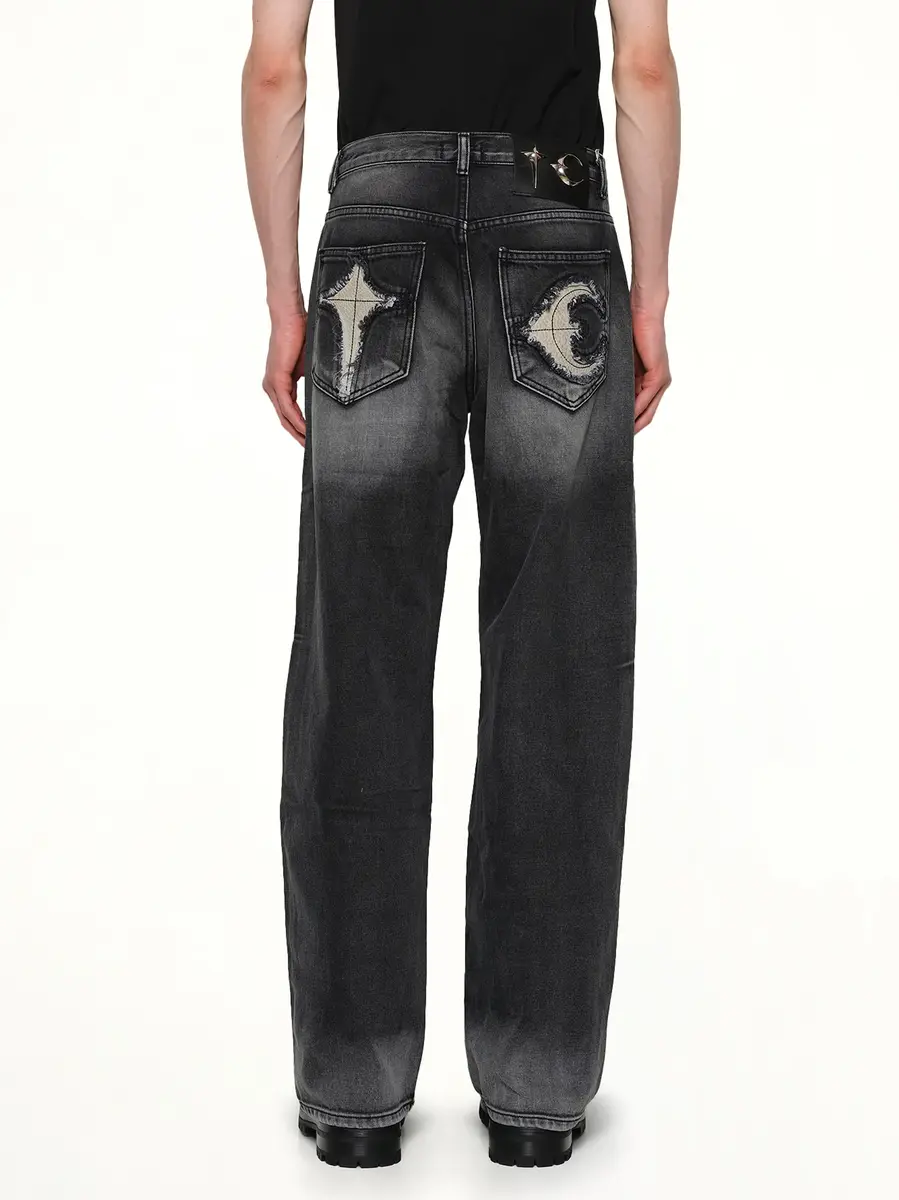 THUG CLUB TC Bone Leather Denim Pants | Thumbnail 5 THUG CLUB TC Bone Leather Denim Pants | Thumbnail 5