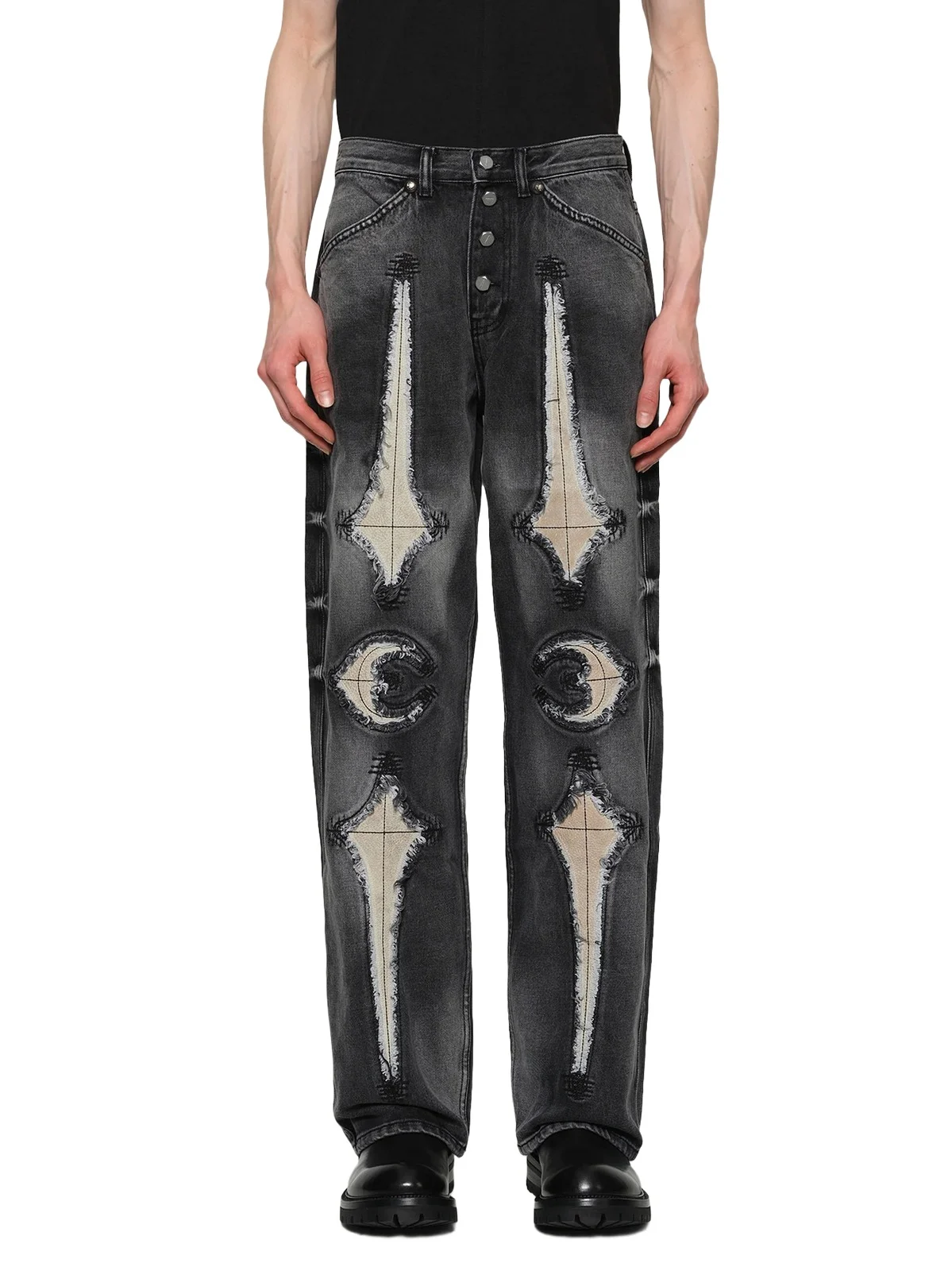 TC Bone Leather Denim Pants TC Bone Leather Denim Pants