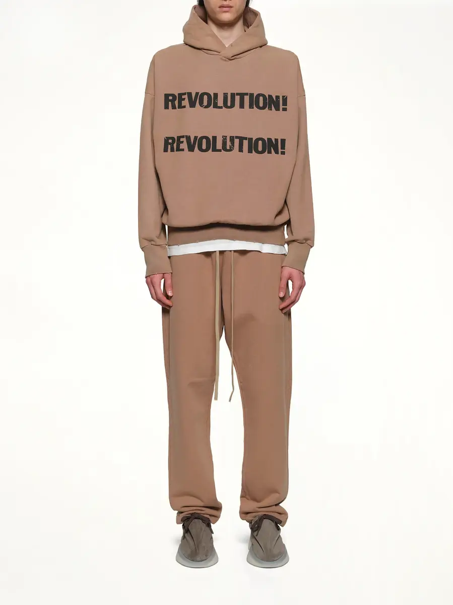 Fear of god Revolution Hoodie in Dune Pearl | Thumbnail 7