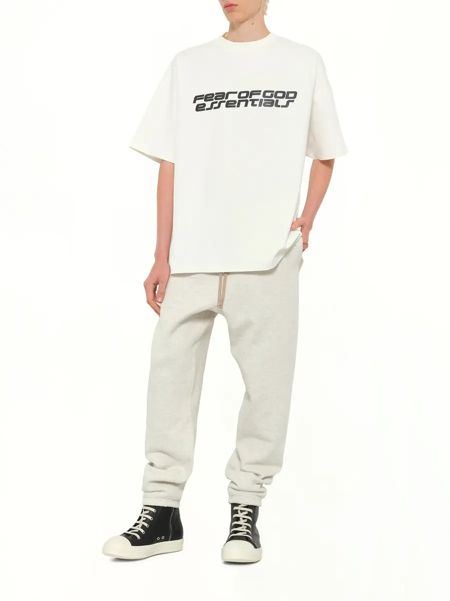 Fear of God Essentials Classic Sweatpant in Oatmeal Heather | Thumbnail 4 Fear of God Essentials Classic Sweatpant in Oatmeal Heather | Thumbnail 4