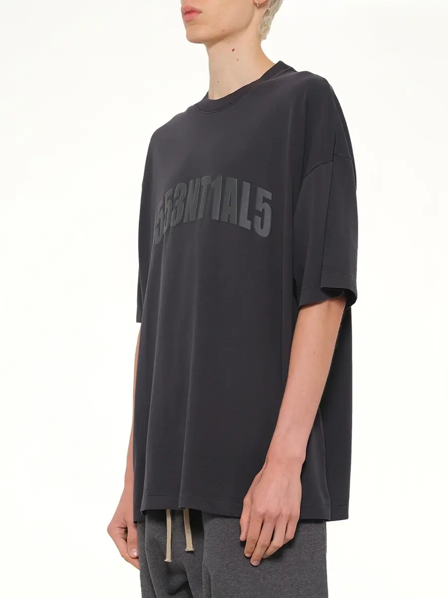 Fear of God Essentials 3553ntial5 T-shirt in Vintage Black | Thumbnail 2 Fear of God Essentials 3553ntial5 T-shirt in Vintage Black | Thumbnail 2