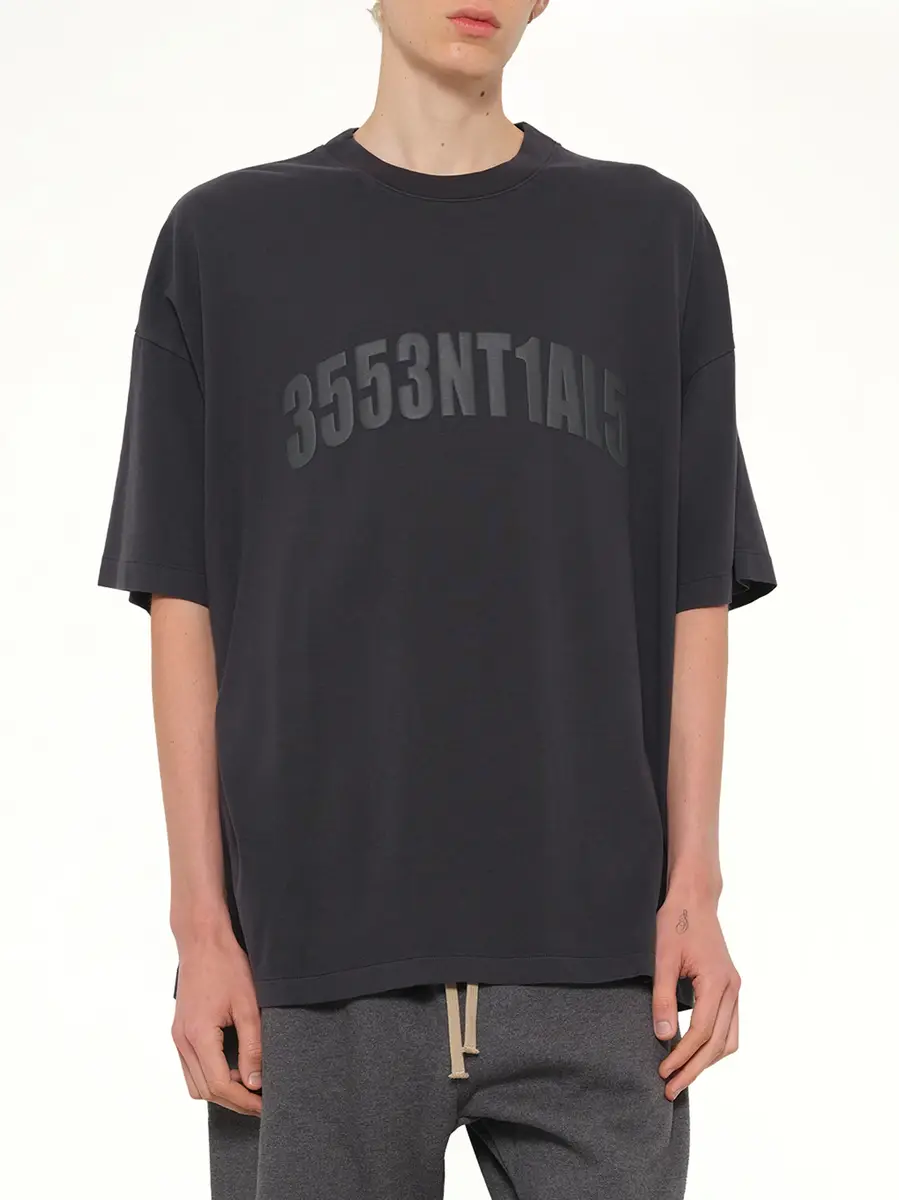 Fear of God Essentials 3553ntial5 T-shirt in Vintage Black | Thumbnail 6 Fear of God Essentials 3553ntial5 T-shirt in Vintage Black | Thumbnail 6