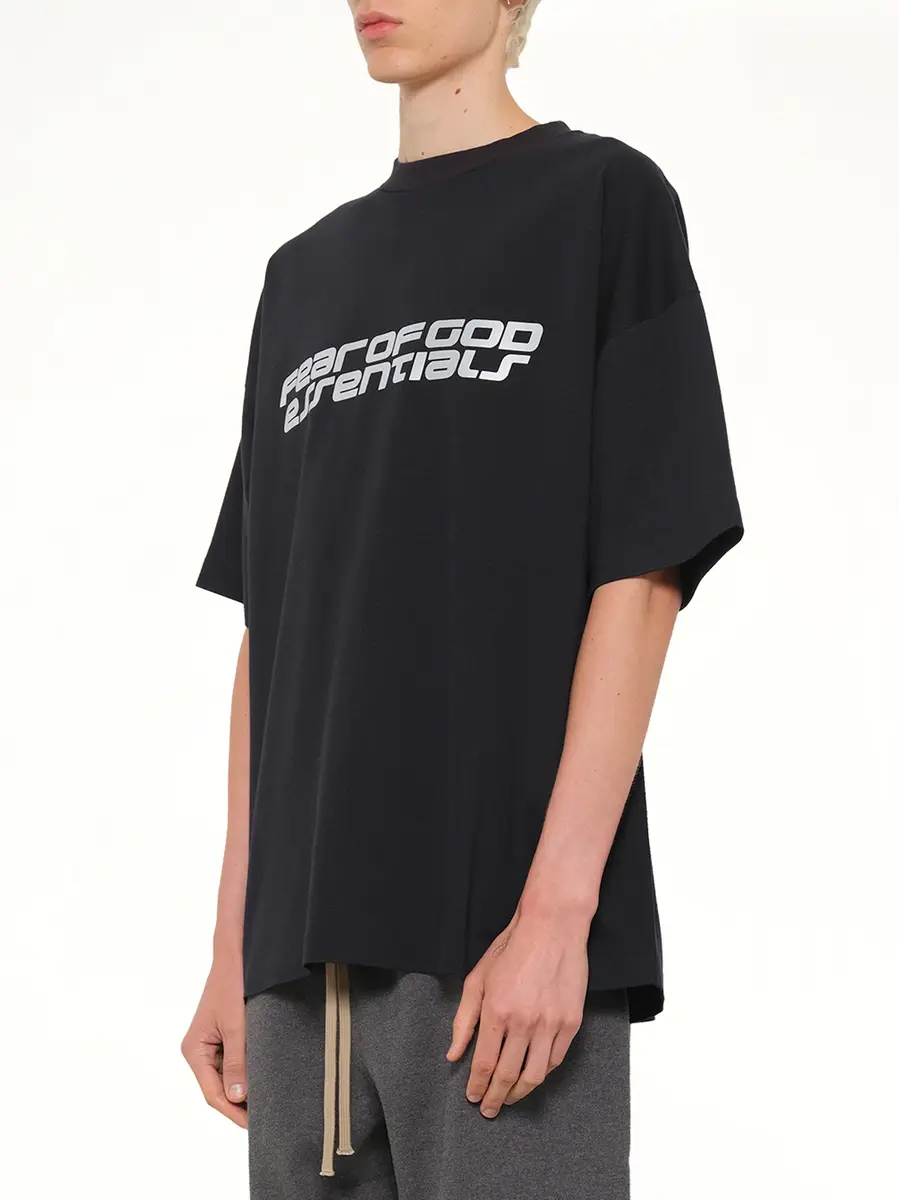 Fear of God Essentials 90's Short Sleeve T-shirt in Vintage Black | Thumbnail 2 Fear of God Essentials 90's Short Sleeve T-shirt in Vintage Black | Thumbnail 2