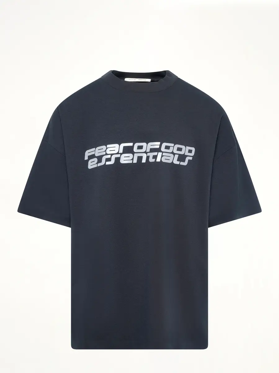 Fear of God Essentials 90's Short Sleeve T-shirt in Vintage Black | Thumbnail 3 Fear of God Essentials 90's Short Sleeve T-shirt in Vintage Black | Thumbnail 3