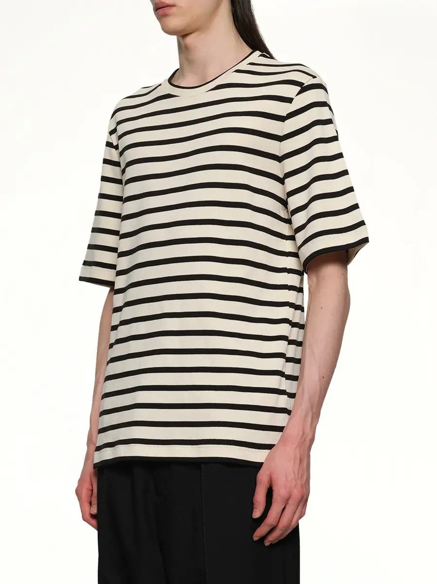 Jil Sander Logo T-shirt in Open Grey | Thumbnail 2 Jil Sander Logo T-shirt in Open Grey | Thumbnail 2