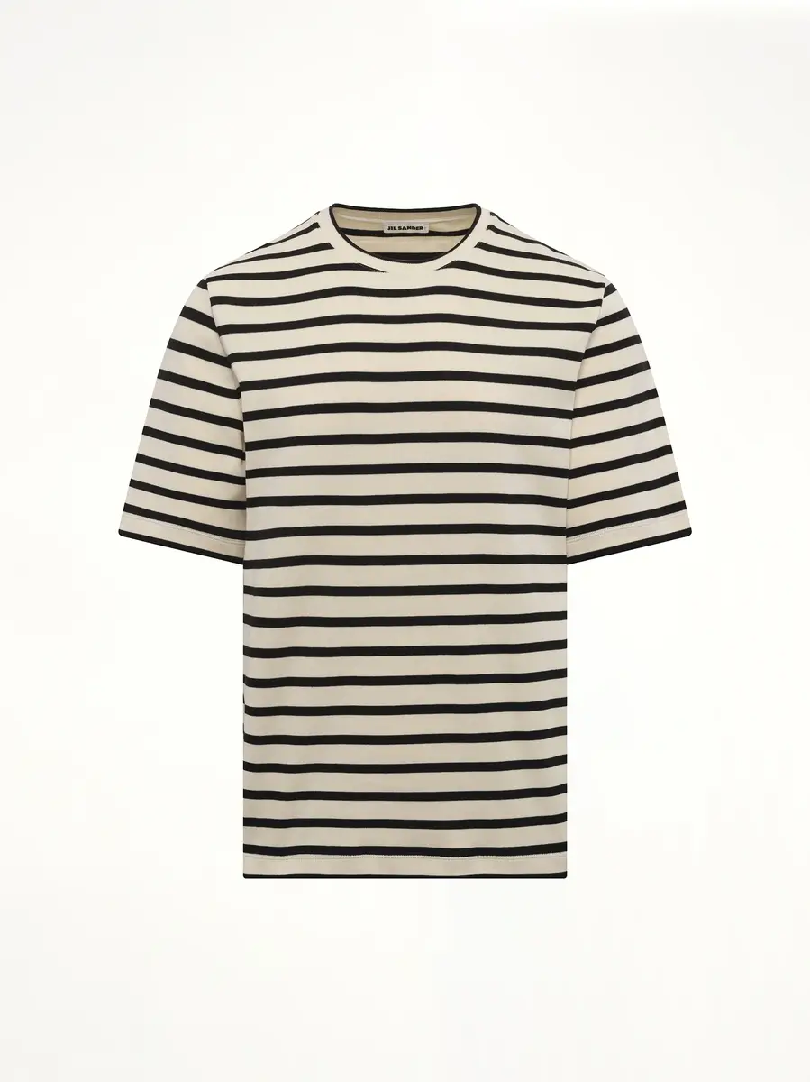 Jil Sander Logo T-shirt in Open Grey | Thumbnail 3 Jil Sander Logo T-shirt in Open Grey | Thumbnail 3