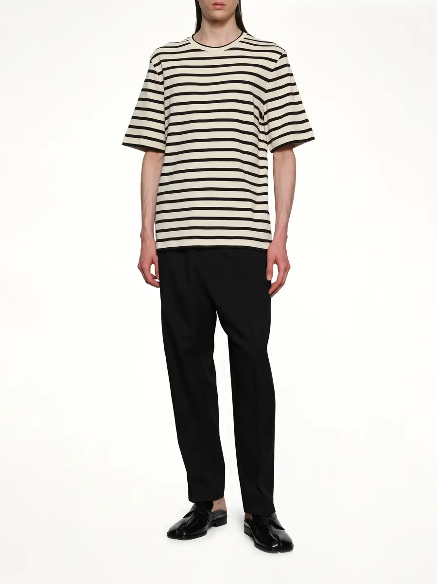 Jil Sander Logo T-shirt in Open Grey | Thumbnail 4 Jil Sander Logo T-shirt in Open Grey | Thumbnail 4