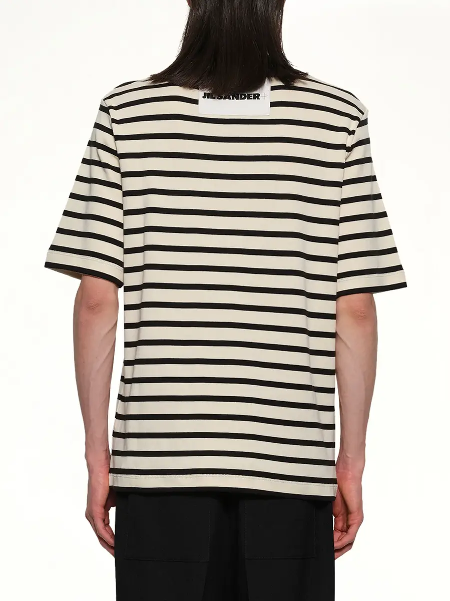 Jil Sander Logo T-shirt in Open Grey | Thumbnail 5 Jil Sander Logo T-shirt in Open Grey | Thumbnail 5