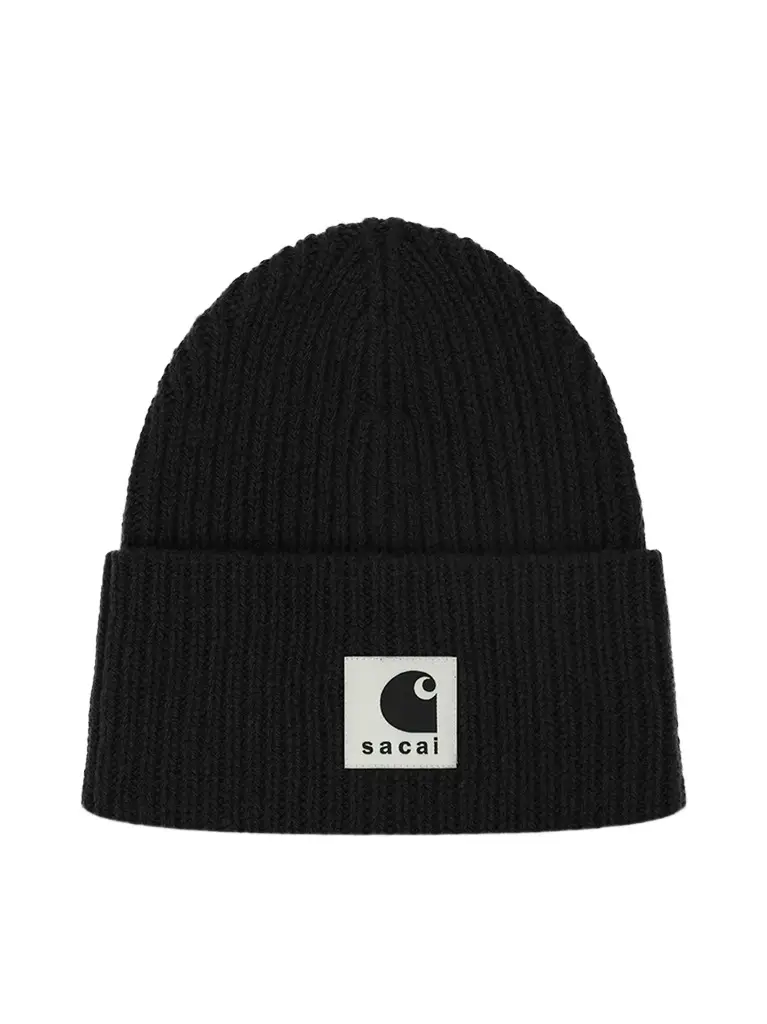 Sacai Carhartt Wip Wool Knit Beanie | Image 1 Sacai Carhartt Wip Wool Knit Beanie | Image 1