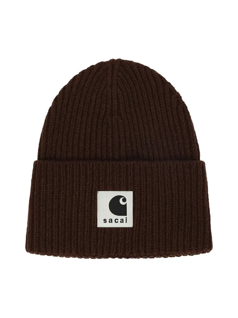 Sacai Carhartt Wip Wool Knit Beanie | Image 1 Sacai Carhartt Wip Wool Knit Beanie | Image 1