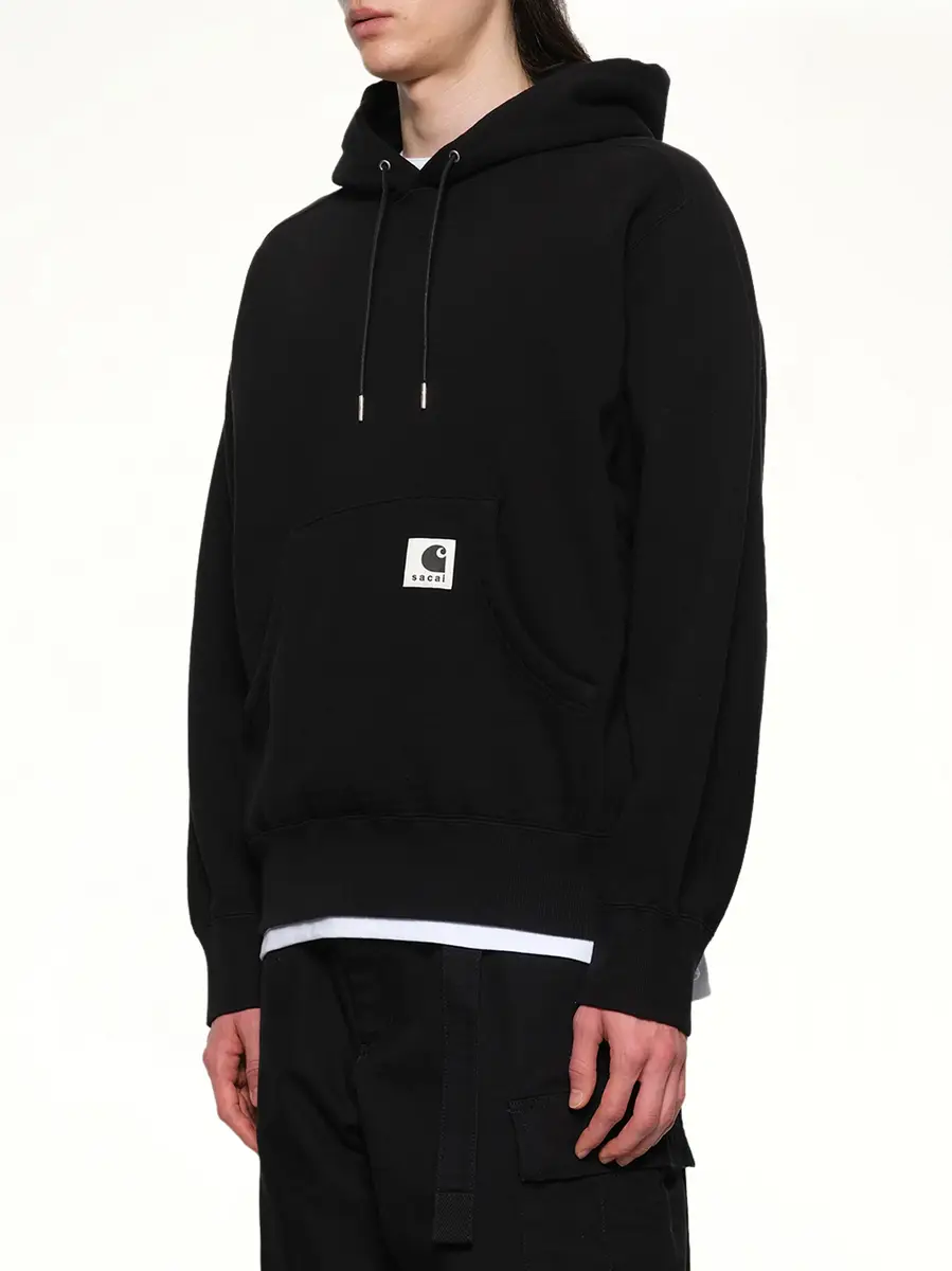 Sacai Carhartt Wip Cotton Jersey Hoodie | Thumbnail 2 Sacai Carhartt Wip Cotton Jersey Hoodie | Thumbnail 2