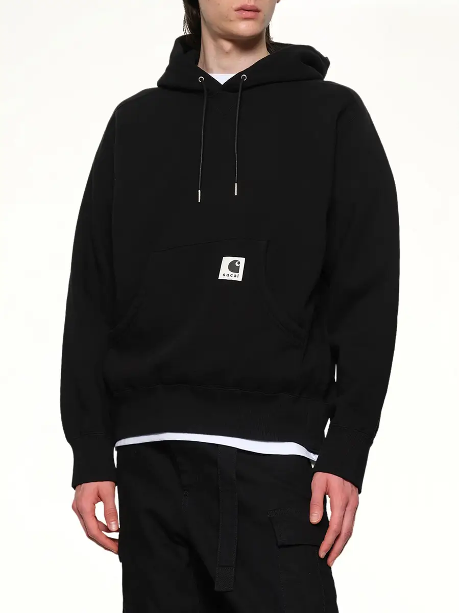 Sacai Carhartt Wip Cotton Jersey Hoodie | Thumbnail 6 Sacai Carhartt Wip Cotton Jersey Hoodie | Thumbnail 6