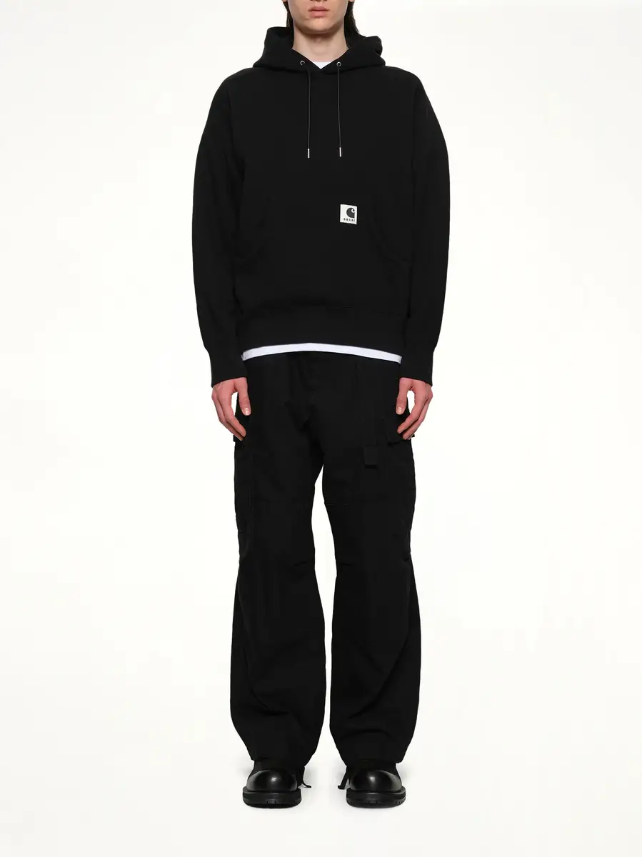 Sacai Carhartt Wip Cotton Jersey Hoodie | Thumbnail 7 Sacai Carhartt Wip Cotton Jersey Hoodie | Thumbnail 7
