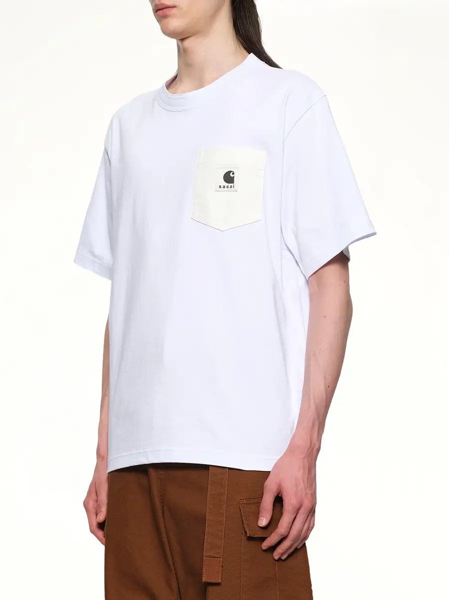 Sacai Carhartt Wip Cotton Jersey T-shirt | Thumbnail 2 Sacai Carhartt Wip Cotton Jersey T-shirt | Thumbnail 2